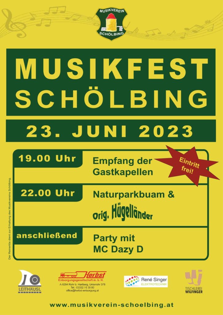 Musikfest 2023 MV Schölbing